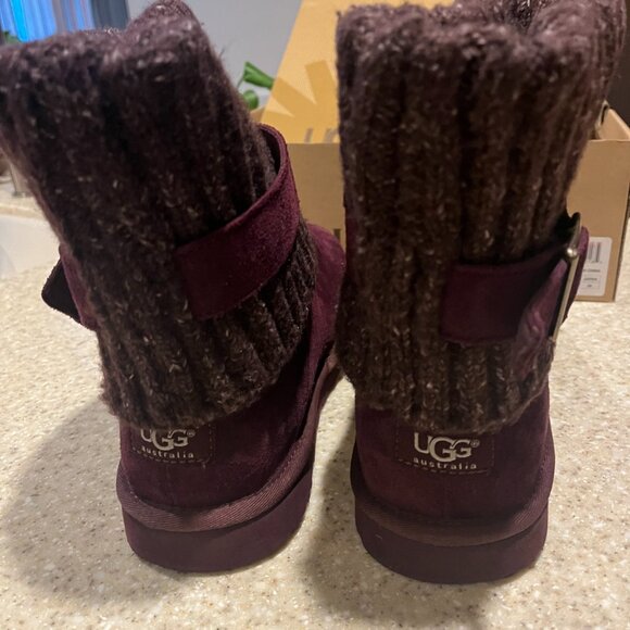 Women UGG Australia Cambridge Boot 1006013 Port Suede 100% - Picture 6 of 8